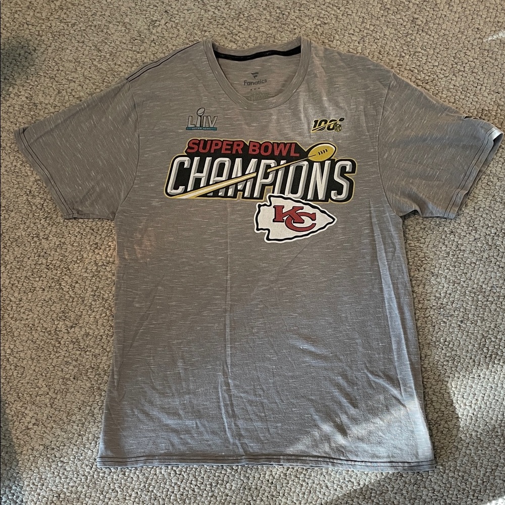 Mens’ Fanatics KC Chiefs Super Bowl Champions Tee